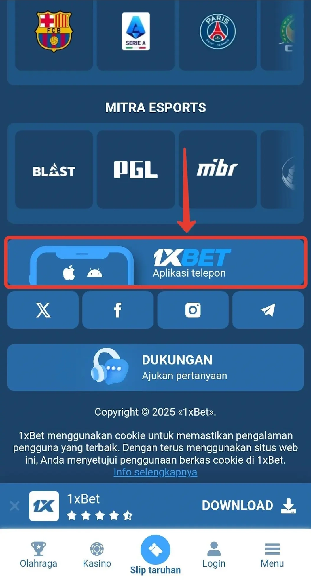 Main-footer 1xBet Apk Download Malaysia: Official App