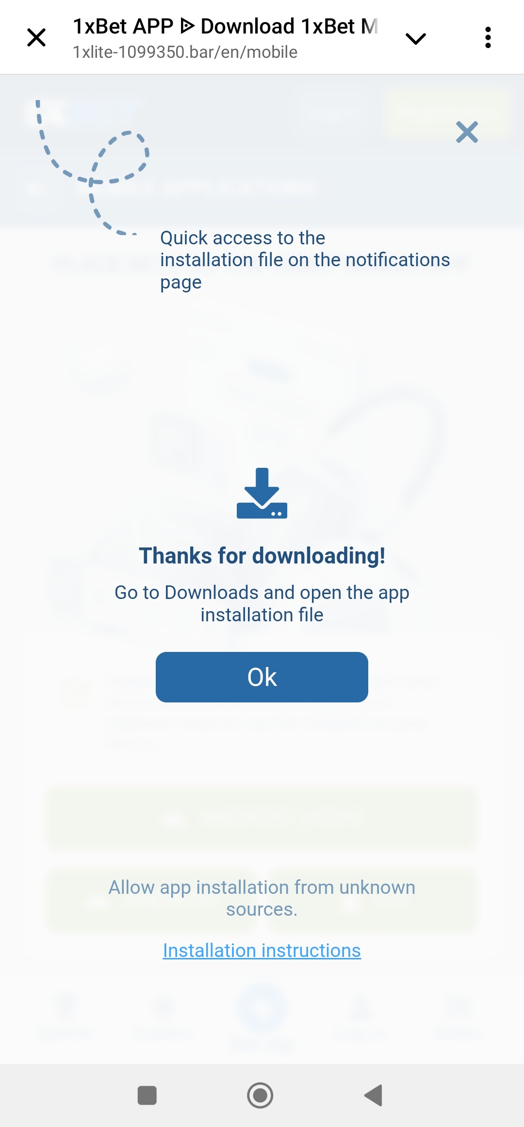 final-dowonload 1xBet Apk Download Malaysia: Official App
